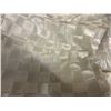 Image 7 : Woven Ivory/White Satin Skirt, No Tag, (Retail $500), Has Faint Stains