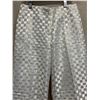 Image 2 : Woven White Satin Pants, No Tag (Faint Stains)