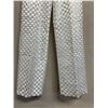 Image 3 : Woven White Satin Pants, No Tag (Faint Stains)