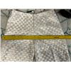 Image 8 : Woven White Satin Pants, No Tag (Faint Stains)