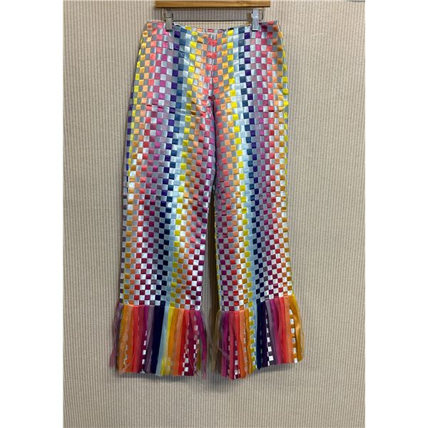 Woven Multi-Colored Pants, Size 6, New, No Tag