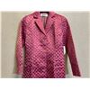 Image 2 : Woven Coat-Dress, Mauve Pink, Size 8, New with Tag (retail $1200)