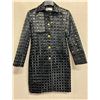Image 1 : Woven Trench Coat, Black, Size 2, New with Tag (retail $2100)