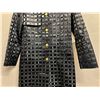 Image 3 : Woven Trench Coat, Black, Size 4, New with Tag (retail $2100)