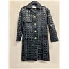 Image 1 : Woven Trench Coat, Black, Size 4, New with Tag (retail $2100)