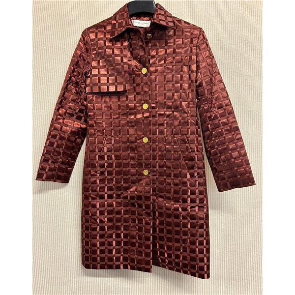 Woven Trench Coat, Cappuccino, Size 6, New with Tag (retail $2100)