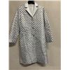 Image 1 : Woven Cocktail Coat, Silver, Size 2, New with Tag (retail $1950)