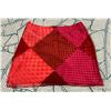 Image 1 : Charm Chiffon Overlay Mini Skirt, Pink/Red, Size 6, New with Tag (retail $120)
