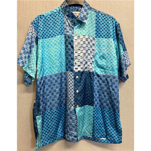 Mana Aloha Shirt, Blue, Size Large, New with Tag (Retail $80)
