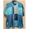 Image 1 : Mana Aloha Shirt, Blue, Size Large, New with Tag (Retail $80)