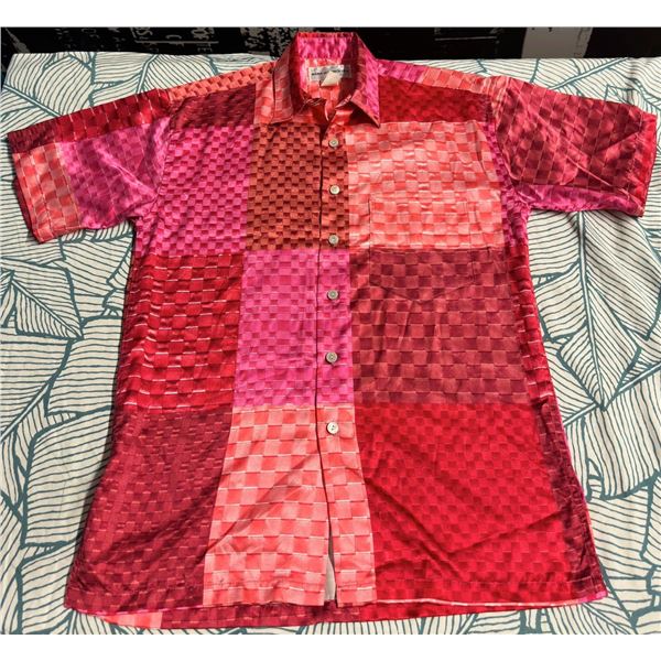 Mana Aloha Shirt, Red, Size Small, New  - No Tag