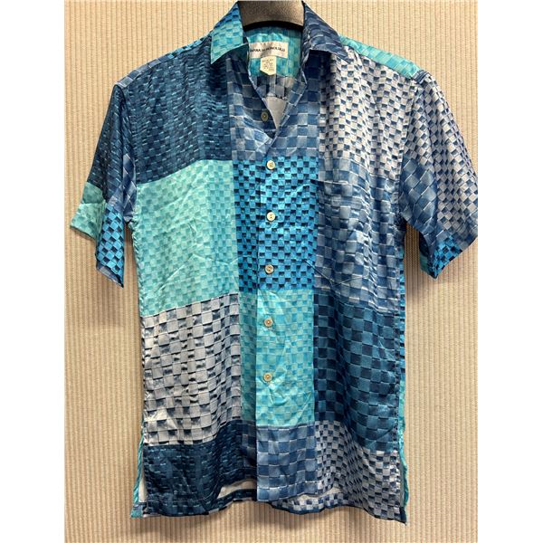 Mana Aloha Shirt, Blue, Size Small, New  - No Tag