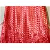 Image 3 : Long Woven Satin & Chiffon Coral Skirt w/ Ribbon Ties, Size 8, New with Tag (Orig. Retail $750)