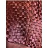 Image 3 : Long Woven Satin Chocolate Brown Sheath Gown, Size 2, New with Tag (Orig. Retail $1900)