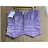 Image 2 : Woven Satin & Chiffon Bandeau Top, Lavender, Size 4, With Tag (Orig. Retail $399)