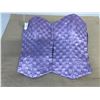 Image 3 : Woven Satin & Chiffon Bandeau Top, Lavender, Size 4, With Tag (Orig. Retail $399)
