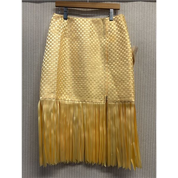 Woven Chamois Satin Oahu Skirt, Size 6, New with Tag (Orig. Retail $550).