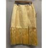 Image 1 : Woven Chamois Satin Oahu Skirt, Size 6, New with Tag (Orig. Retail $550).