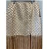 Image 2 : Woven Beige Satin Oahu Skirt, Size 6, New with Tag (Orig. Retail $550)