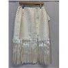 Image 1 : Woven Cream Satin Oahu Skirt, Size 2, New with Tag (Orig. Retail $550)