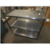 Image 1 : Stainless Steel Catering Cart On Wheels