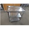 Image 1 : Stainless Steel Catering Cart On Wheels