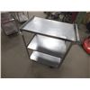 Image 1 : Stainless Steel Catering Cart On Wheels