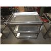 Image 1 : Stainless Steel Catering Cart On Wheels