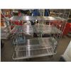 Image 1 : Stainless Steel Storage Rack On Wheels