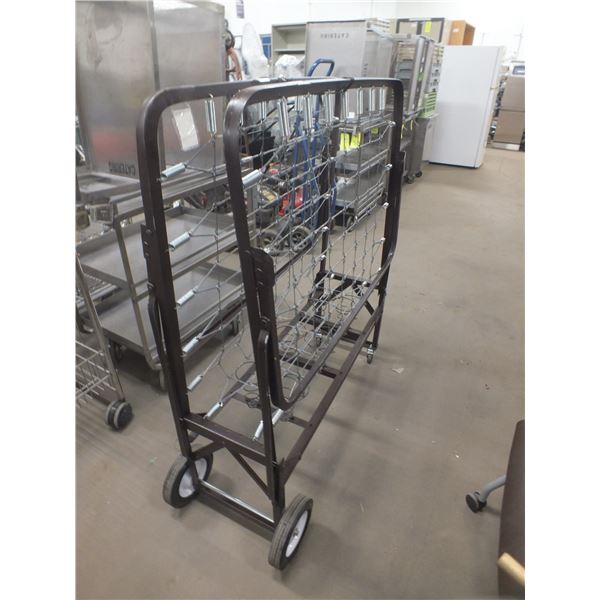 Metal Folding Cott On Wheels