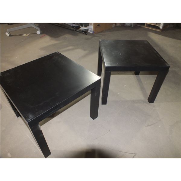 2 Wooden End Tables