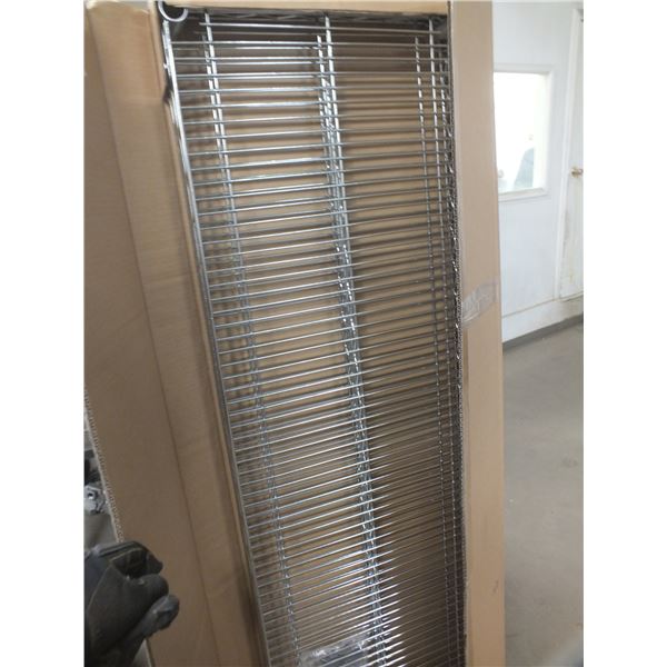 2 Stainless Steel Shelves