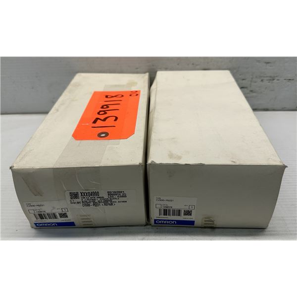 (2) Omron #CV500-PS221 Power Supplies