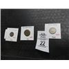Image 1 : Shield Nickel, Liberty Dime, 2 Cent Piece