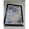 Image 1 : Framed Oil On Canvas Sea Life Wall Art