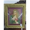 Image 1 : Ornately Framed Wall Art of Woman