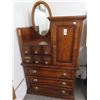 Image 1 : Vintage Burl 10 Compartment Cabinet