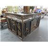 Image 2 : Ornate Cast Trim Marble Top Bar/Reception