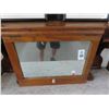 Image 1 : Mirrored Oak Wall Cabinet