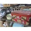 Image 1 : Oldsmobile Hub Caps, Picnic Tin, Dishes