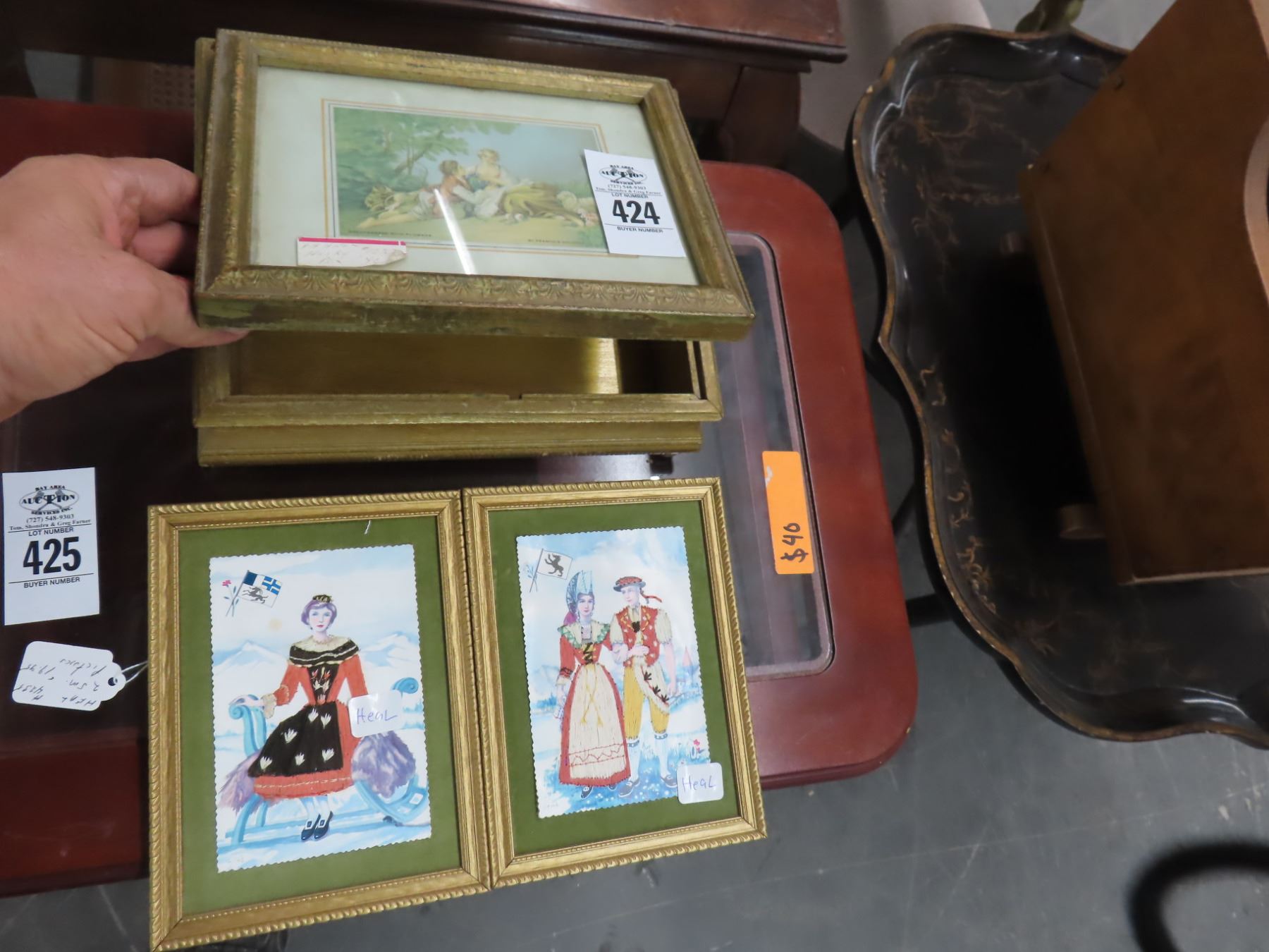 What Not Box Figural Inset, What Not Box, Small Wall Art