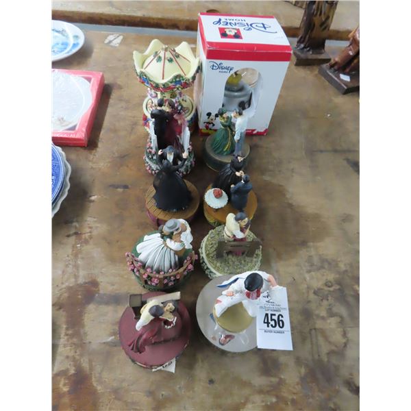 Musical and Figural Collector What Not Boxes