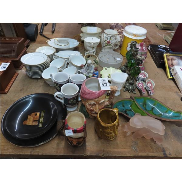 Noritaki China, Cookie Jar, Bossom Head Mugs, Table Items, Décor