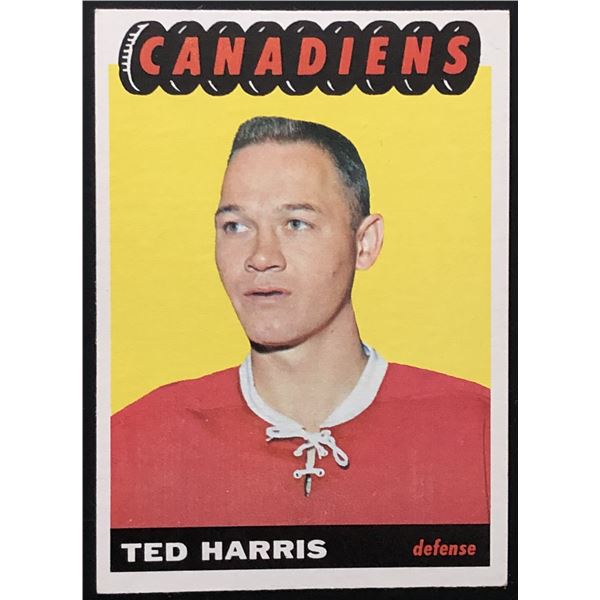 1965-66 O-PEE-CHEE TED HARRIS ROOKIE CARD