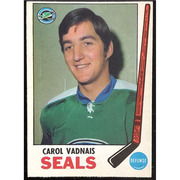 1969-70 O-PEE-CHEE CAROL VADNAIS ROOKIE CARD