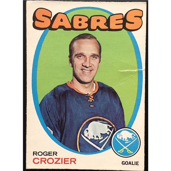 1971-72 O-PEE-CHEE ROGER CROZIER (HOF)