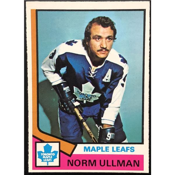1974-75 O-PEE-CHEE NORM ULLMAN (HOF)