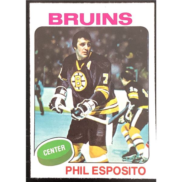 1975-76 O-PEE-CHEE PHIL ESPOSITO (HOF)
