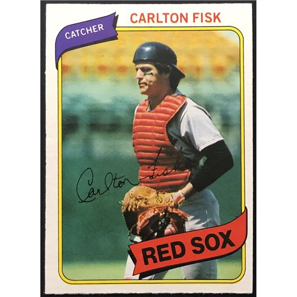 1980 O-PEE-CHEE CARLTON FISK (HOF)