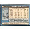Image 2 : 1980 O-PEE-CHEE CARLTON FISK (HOF)